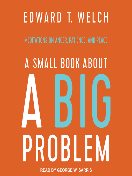 Title details for A Small Book about a Big Problem by Edward T. Welch - Wait list
